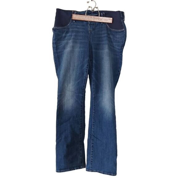 Old Navy Maternity Boot Cut Jeans Size 12 - Picture 1 of 4
